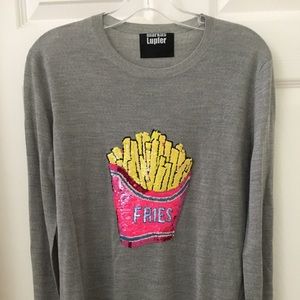 Markus Lupfer sequin fries sweater